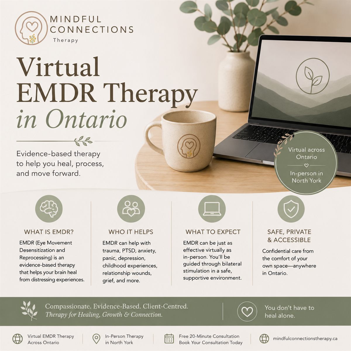 Virtual EMDR Therapy in Ontario: What It Is, Who It Helps, and What to Expect
