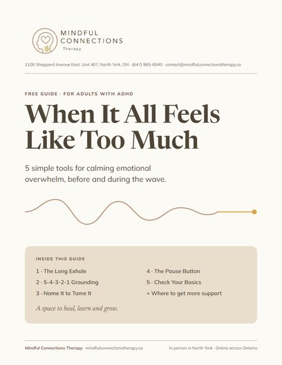 Cover of the free guide When It All Feels Like Too Much